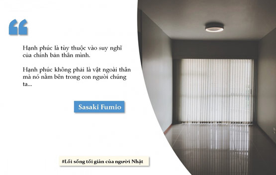 Lối sống tối giản của người Nhật của tác giả Sasaki Fumio