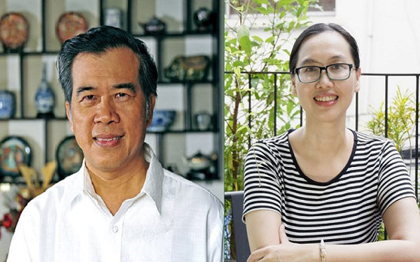 Chân dung hai vị tác giả Phạm Công Luân và Đặng Nguyễn Đông Vy