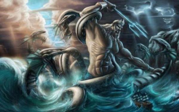 Câu chuyện thần thoại về thần Poseidon - Vị thần của biển cả