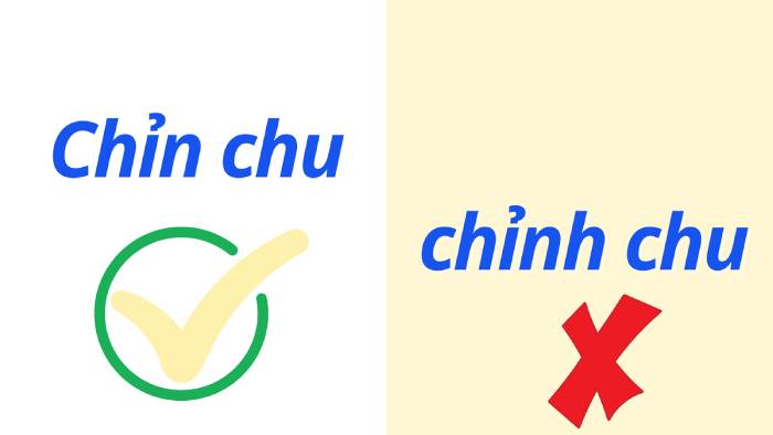 “Chỉn chu” là từ đúng chính tả tiếng Việt