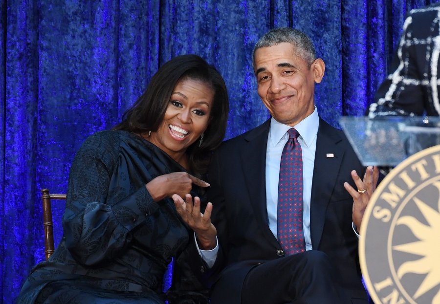 Vợ chồng cựu tổng thống Mỹ Barack Obama