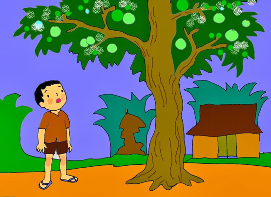 Truyện cổ tích về lòng hiếu thảo - Sự tích cây vú sữa